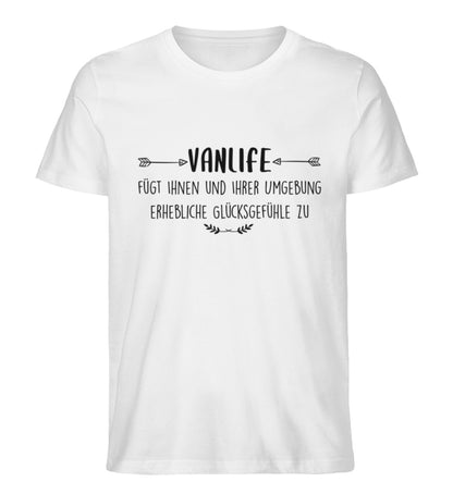 Vanlife fügt Ihnen und Ihrer Umgebung erhebliche Glücksgefühle zu  - Herren Premium Bio T-Shirt