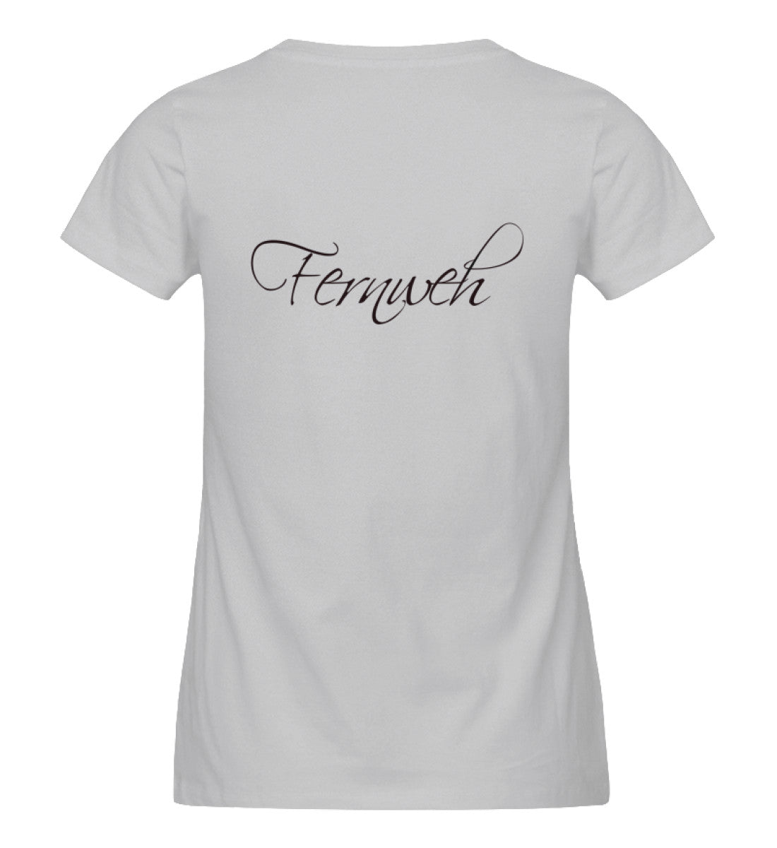 Fernweh Backprint  - Damen Premium Bio T-Shirt