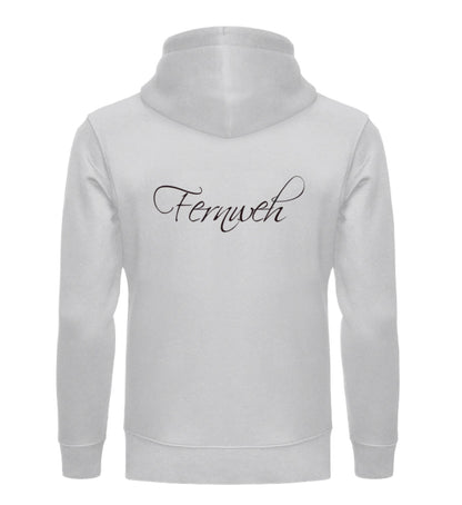 Fernweh Backprint  - Premium Bio Hoodie