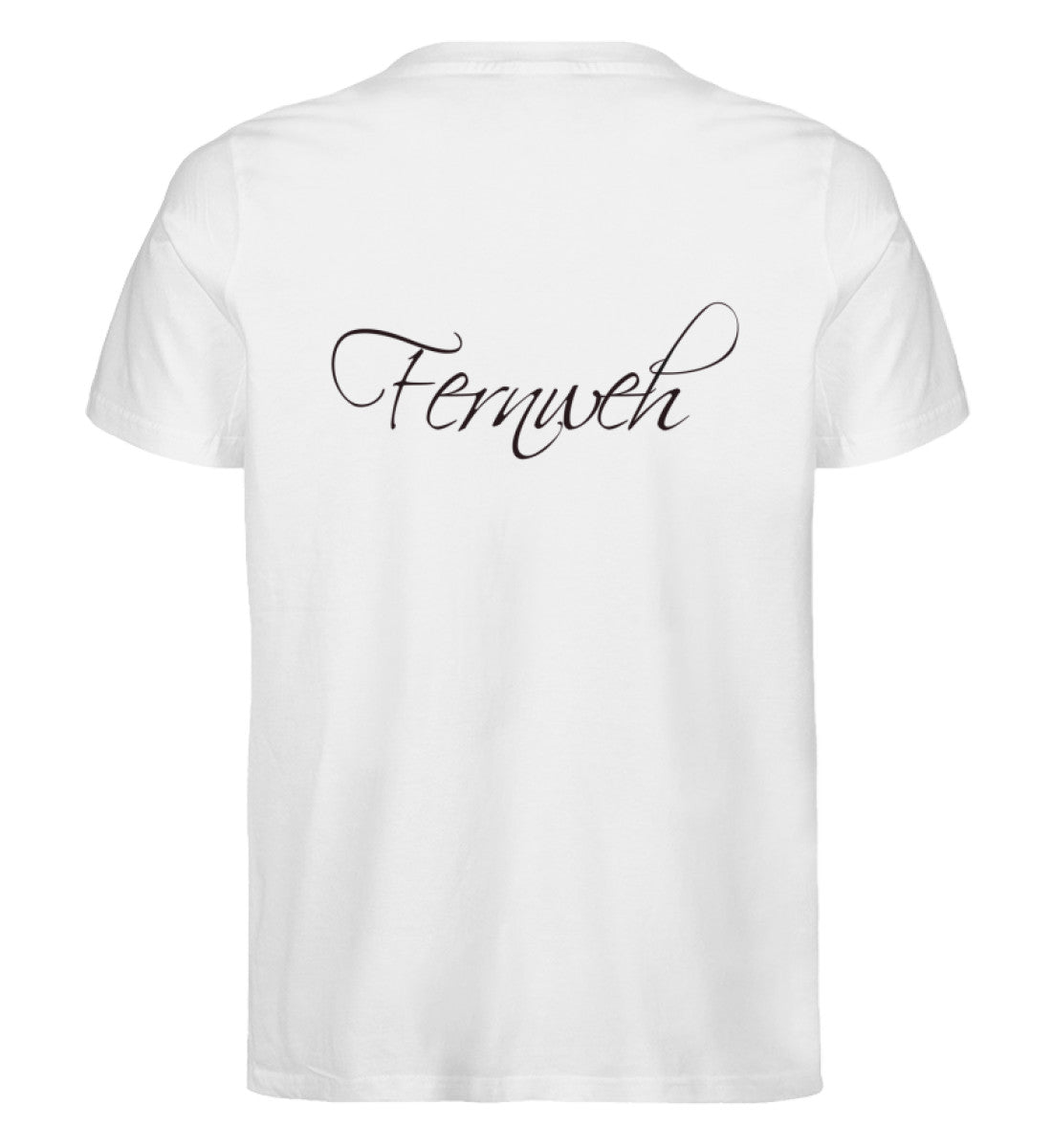 Fernweh Backprint -  Herren Premium Bio T-Shirt