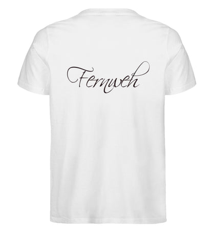 Fernweh Backprint -  Herren Premium Bio T-Shirt