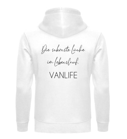 Die schönste Lücke im Lebenslauf  Backprint  - Premium Bio Hoodie