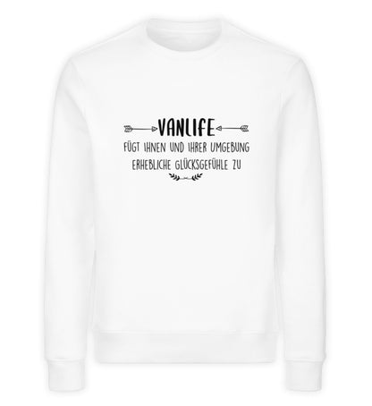 Vanlife fügt Ihnen und Ihrer Umgebung erhebliche Glücksgefühle zu  - Unisex Premium Bio Sweatshirt