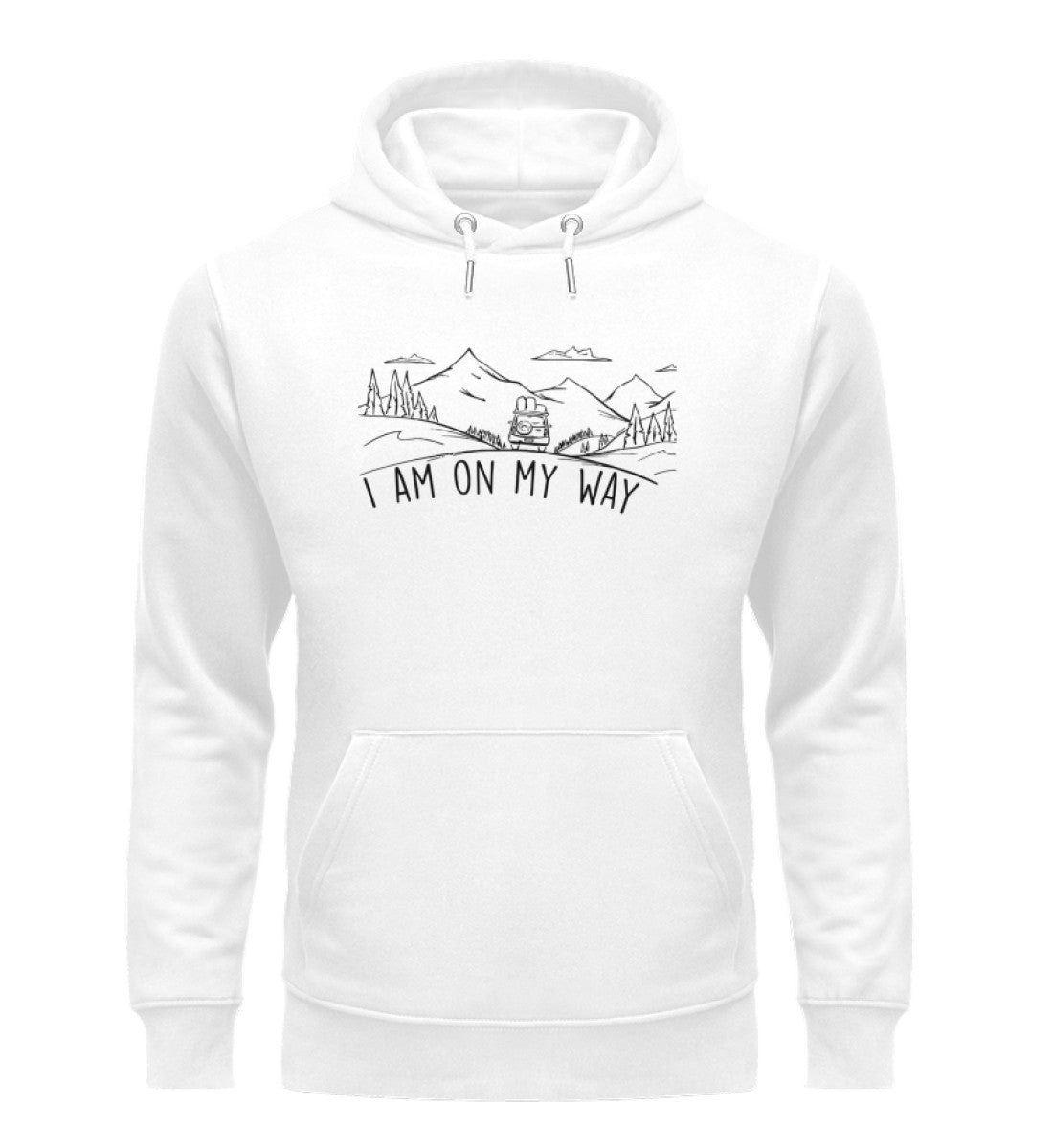i am on my way  -  Premium Bio Hoodie