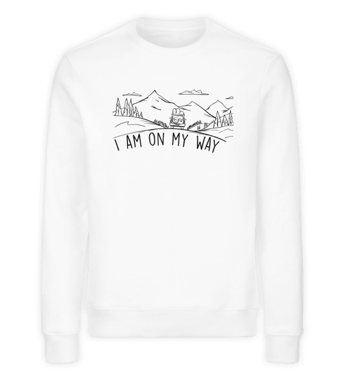 i am on my way  - Unisex Premium Bio Sweatshirt