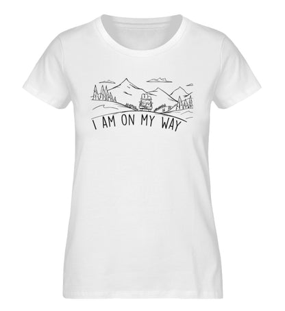 i am on my way  - Damen Premium Bio T-Shirt